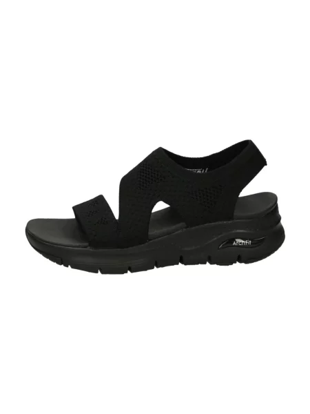 Lekkie sandały Skechers czarne