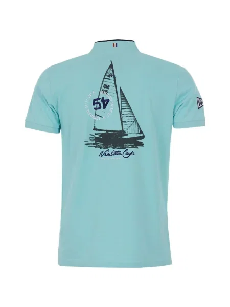 Polo majica Vent Du Cap plava