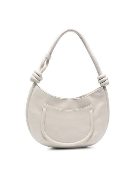 Torebka skórzana Zanellato skórzana beżowa