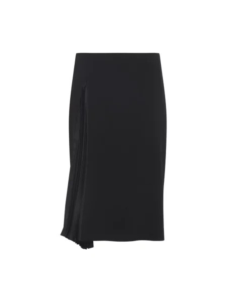 Spódnica midi Jil Sander czarna