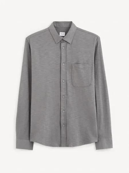 Cămașă Celio casual gri