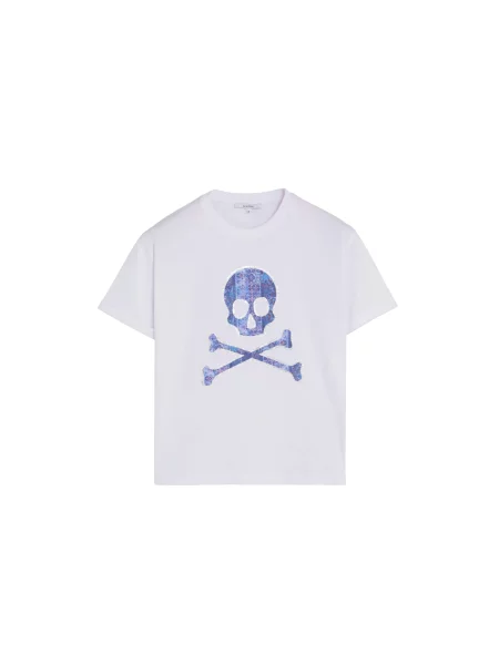 Scalpers Tricou murdar alb