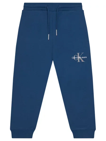 Calvin Klein Jeans Παντελόνι φόρμας Monogram Logo M μπλε