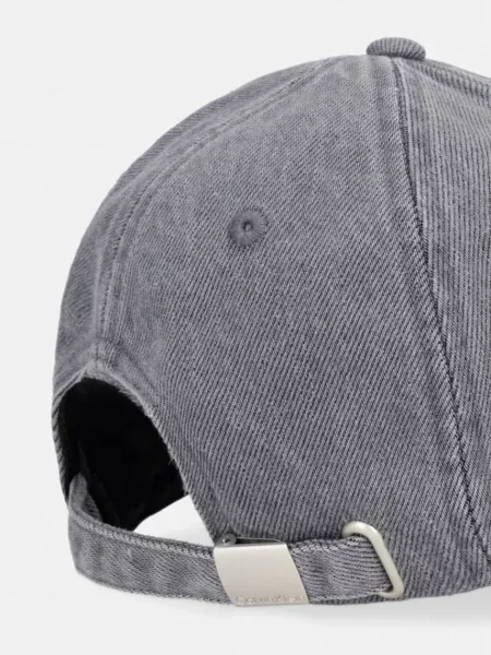 Calvin Klein czapka z daszkiem jeansowa szara