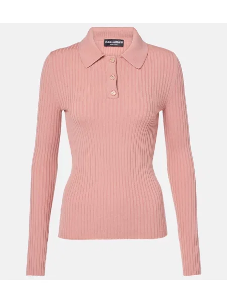 Pulover Dolce&gabbana de lână roz