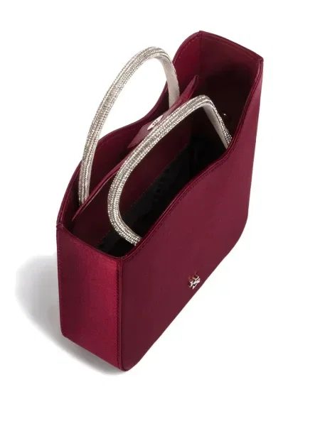 Geantă shopper Le Silla din satin roșu
