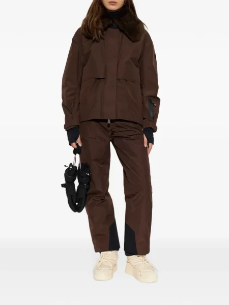 Slidinėjimo kelnės Moncler Grenoble ruda