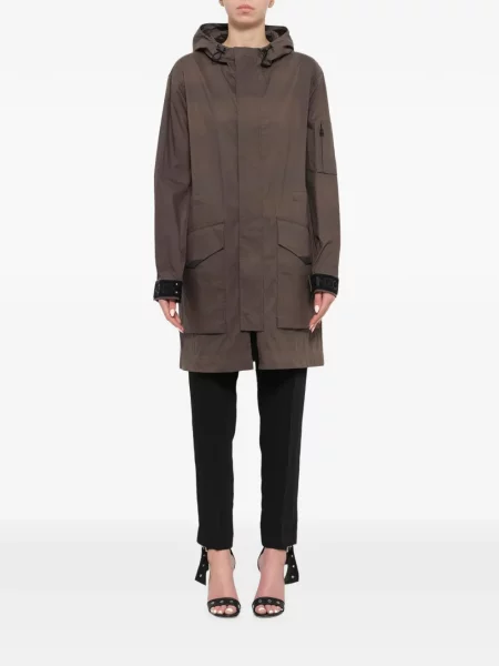 Geacă parka Kenzo cu glugă gri