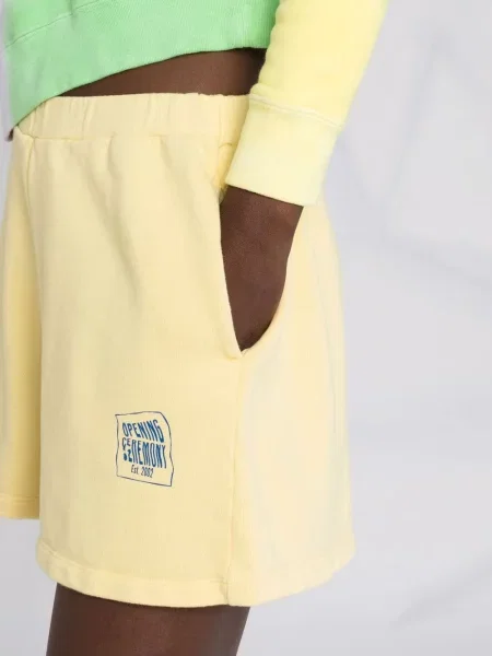 Szorty Opening Ceremony z nadrukiem żółte