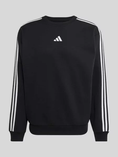 Bluza o kroju regular fit z mieszanki bawełny Adidas Sportswear czarna
