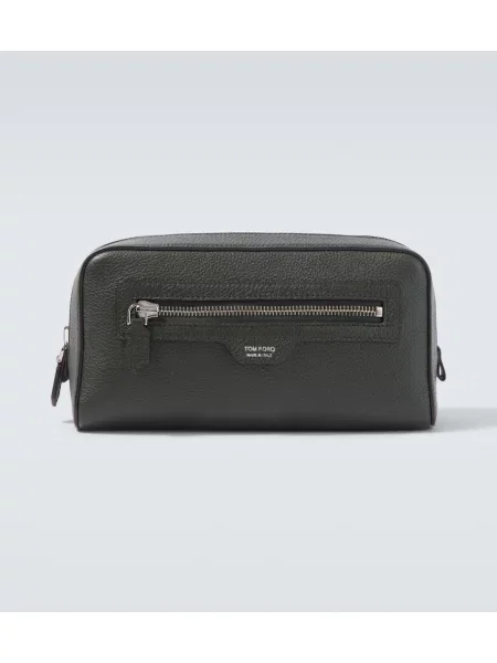 Geantă Tom Ford din piele verde