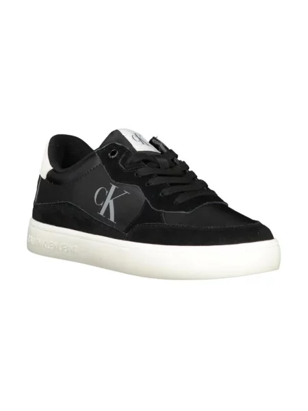 Trampki Calvin Klein Jeans skórzane czarne