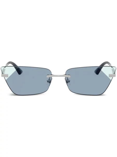 Ochelari de soare Jimmy Choo Eyewear cu imprimeu geometric argintiu