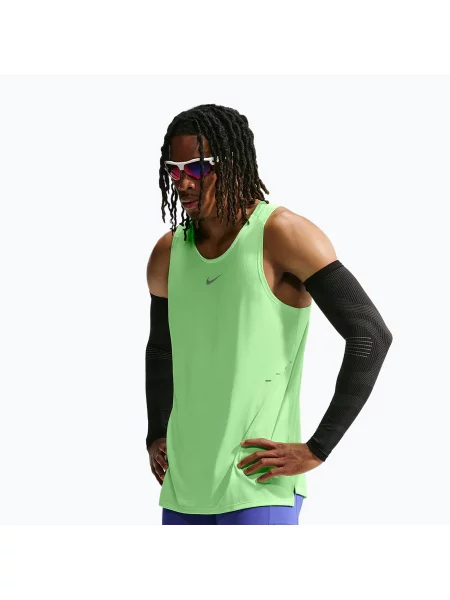 Tricou de alergare pentru bărbați Nike Stride volt/light silver
