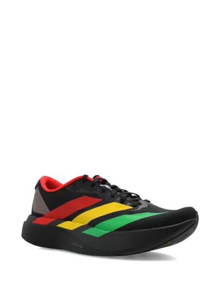 Sneakerși Adidas Adizero cu șireturi din dantelă cu dungi roșu