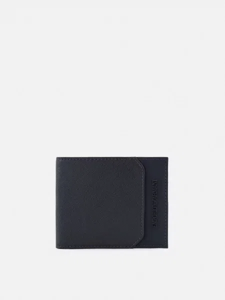 Emporio Armani Гаманець Темно-синій Поліуретан синій