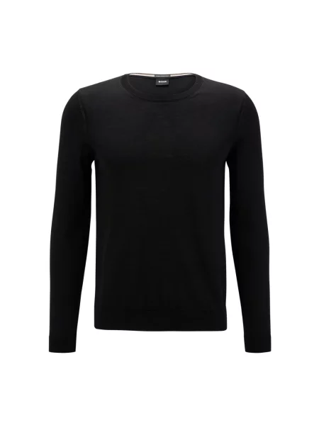 Sweter Hugo Boss wełniany czarny