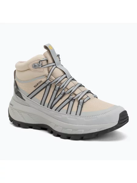 Încălțăminte de drumeție pentru femei Jack Wolfskin Wild Hike Texapore Mid oyster