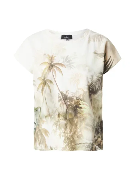 Monari Tricou bej / ombră / oliv alb