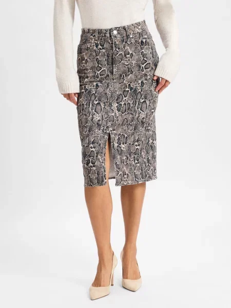JOOP! Spódnica Kobiety wzorzysty 34 brązowy