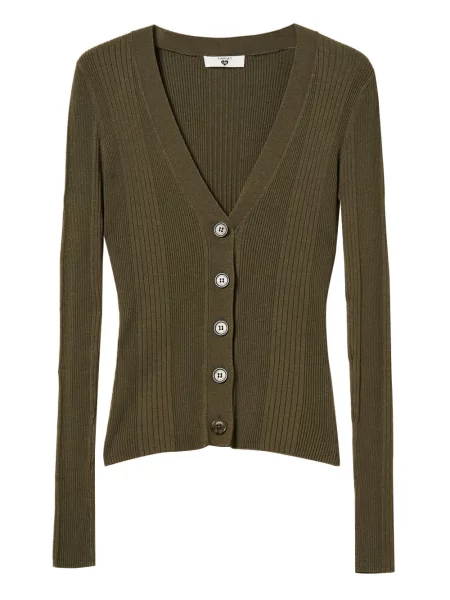 Cardigan Twinset tricotate verde