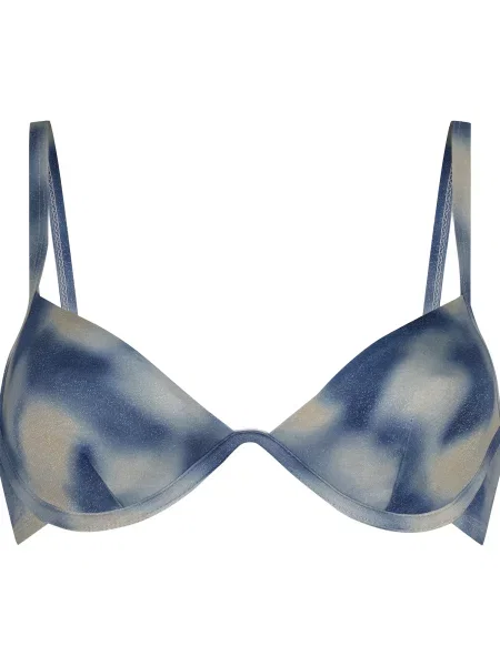 Hunkemöller Sutien costum de baie Lagoa albastru alb