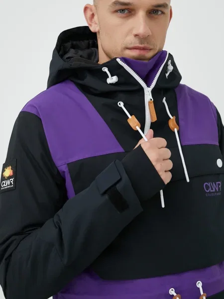 Colourwear Snowboard kabát Essential Anorak lila