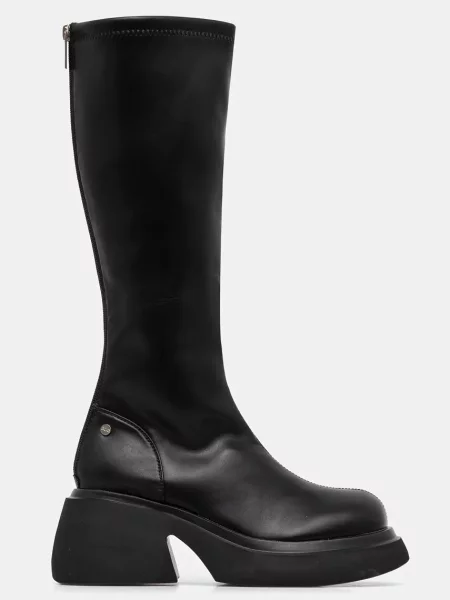 Чоботи GOE блок злегка утеплена BLACK чорний