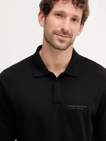 Armani Exchange polo czarna