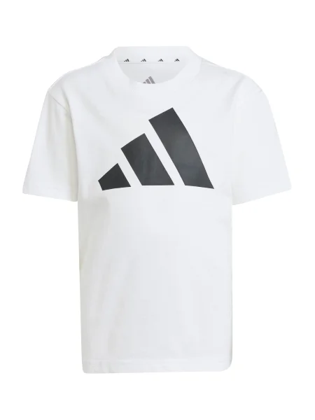 ADIDAS SPORTSWEAR Sportiniai marškinėliai ESSENTIALS juoda balta