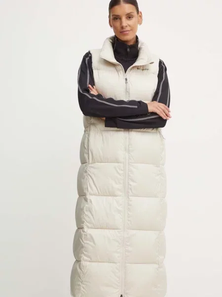 Елек Columbia Puffect дамски зимен модел бежово