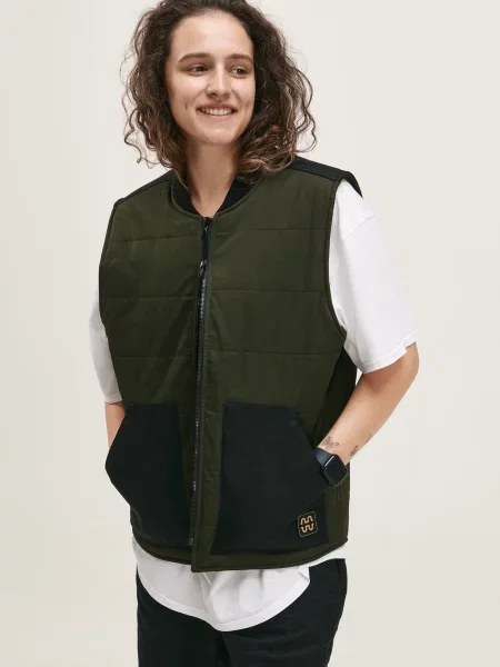 Жилет з утеплювачем HAUBERT оливковий бавовна/поліестер