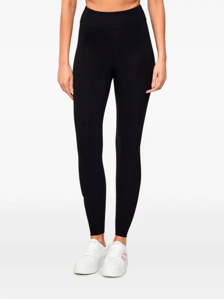 Leggings Ea7 Emporio Armani cu imagine negru