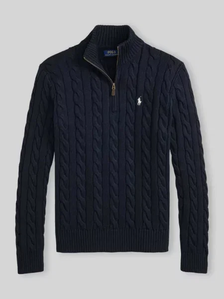 Sweter Polo Ralph Lauren granatowy
