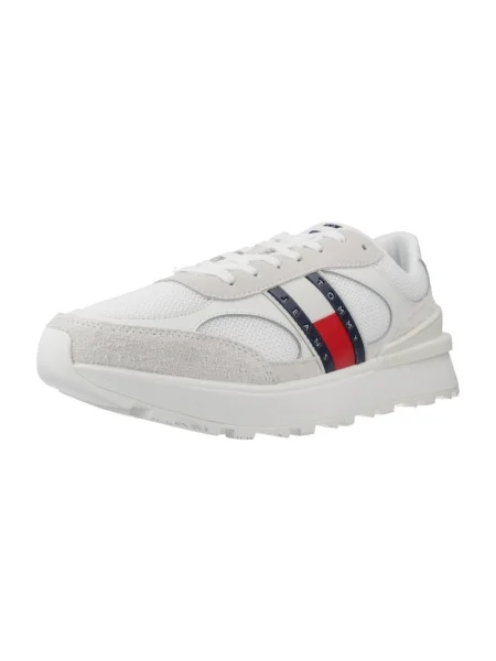 Tommy Jeans Sneakers Tjm Technical Runner Ess alb