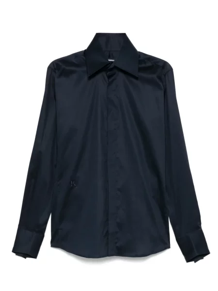 Klasická s límcem košile Karl Lagerfeld modrá