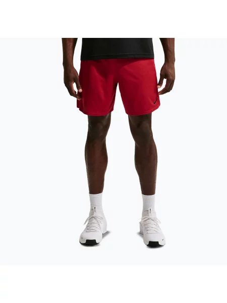 Pantaloni scurți de antrenament pentru bărbați Nike Flex tough red/black negru