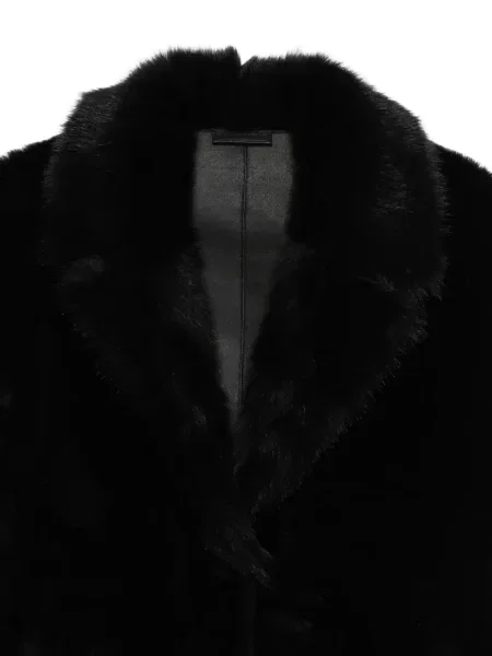 Kołnierzykowy futro Liska czarne