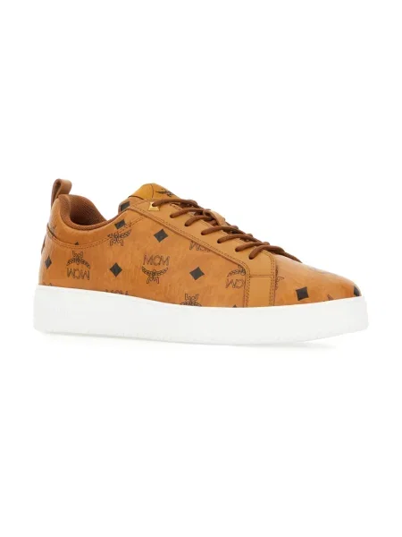 Sneakersy Mcm brązowe