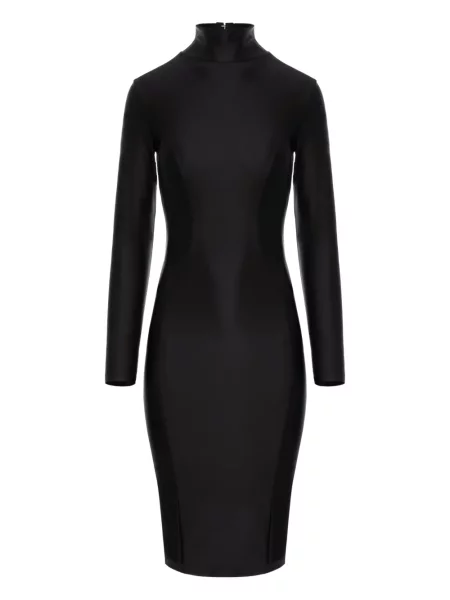 Lung rochie midi Murmur negru