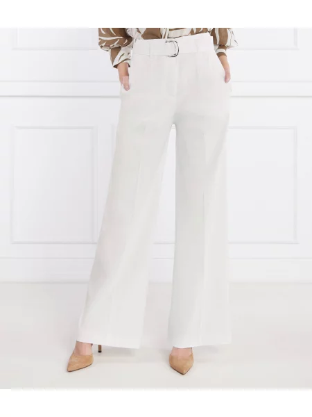 BOSS BLACK De in pantaloni Tasena | Comfort fit alb