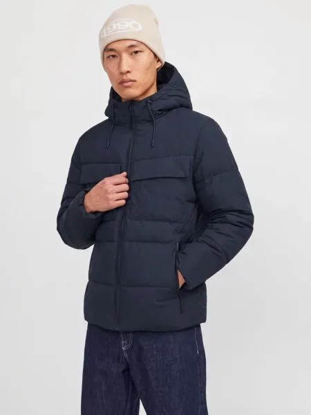 JACK & JONES Φθινοπωρινό και ανοιξιάτικο μπουφάν JCOFUSION ναυτικό μπλε