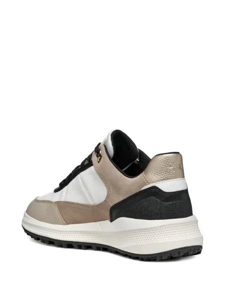Sneakerși Geox din piele alb