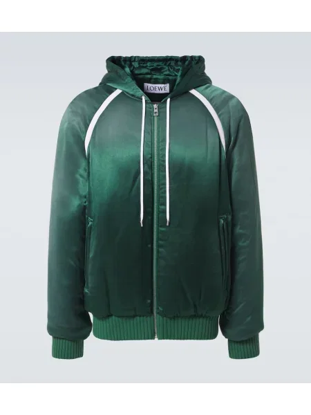 Satenska jakna Loewe zelena