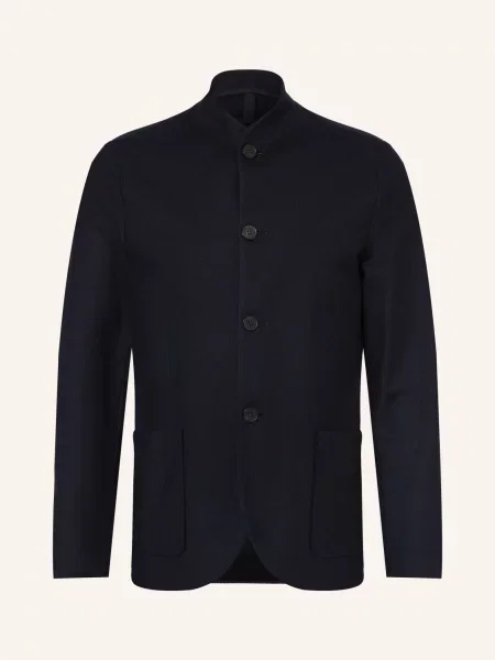 Harris Wharf London Marynarka Pikowana Regular Fit blau granatowa