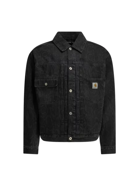 Kurtka jeansowa Carhartt Wip czarna