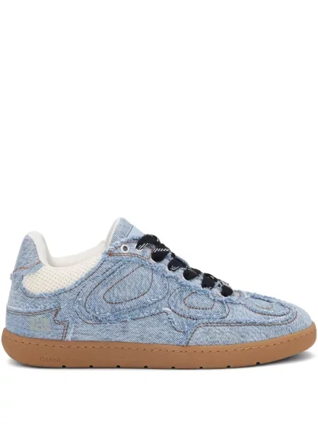 Sneakerși Ganni albastru