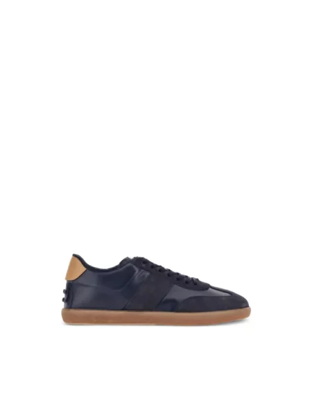 Sneakersy Tod's skórzane niebieskie