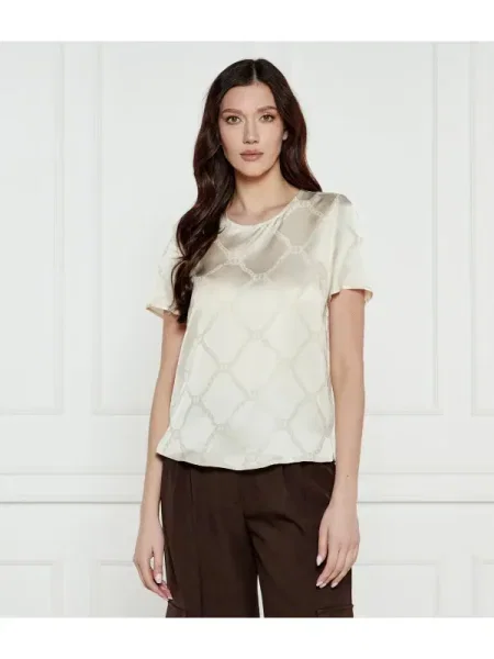 TWINSET Blúz | Regular Fit bézs