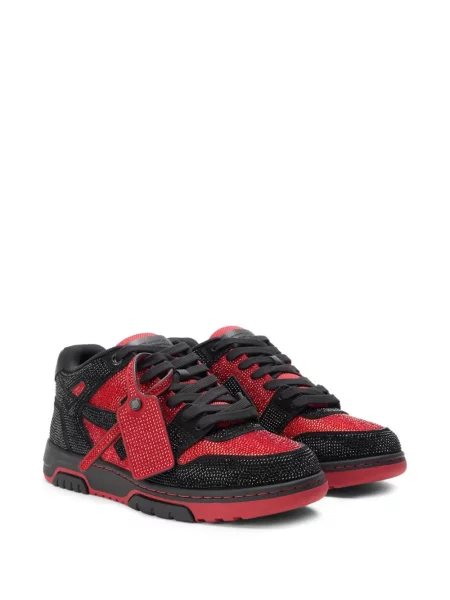 Sneakerși Off-white business alb